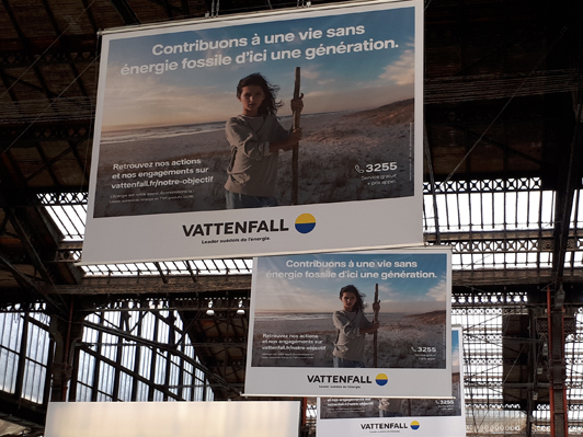 Vattenfall : une nouvelle campagne, conforme
