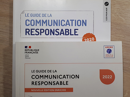 440 pages pour le nouveau guide ADEME de la communication responsable